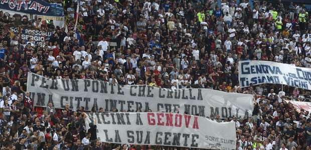 Torcida farÃ¡ 43 minutos de silÃªncio apÃ³s tragÃ©dia em ponte