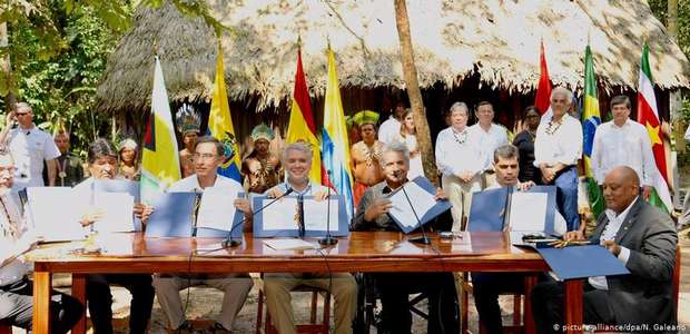 Presidentes assinam pacto para preservação da Amazônia