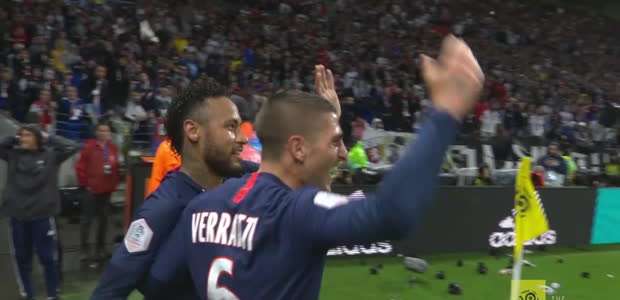 Neymar marcou o gol da vitória do PSG