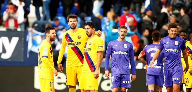 Barcelona sofre para vencer o lanterna Leganés