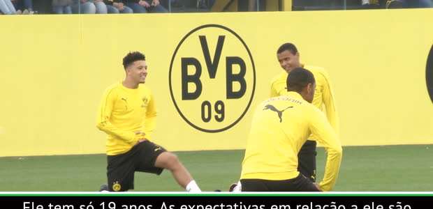 BORUSSIA DORTMUND: Jadon Sancho, a nova estrela na ...