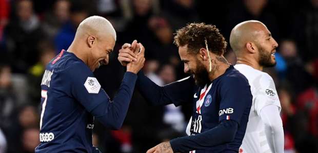 Neymar e Mbappé brilham e PSG goleia o Amiens no Parc ...