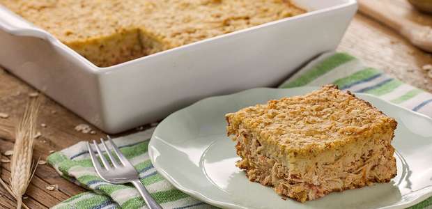 Torta de Frango com Batata-doce sem Glúten