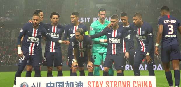 VIRAL: Futebol: PSG mostra apoio à China por conta da ...