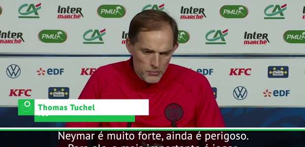 Coupe de France: Tuchel: "Neymar é capaz de jogar muito"