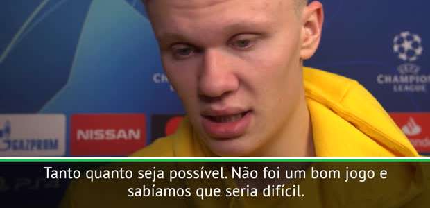 FUTEBOL: UEFA Champions League: Haaland após eliminação ...