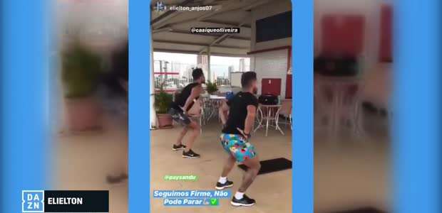 #StayAtHome: Atletas do Paysandu realizam treinos em casa