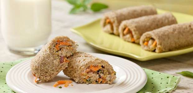 Rolinho de Pão com Patê Cremoso de Atum com Ninho®