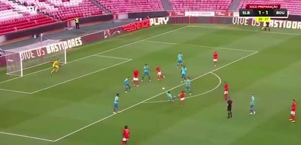 BENFICA: Estreia com gol! Cebolinha marca em amistoso