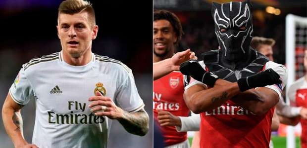 Toni Kroos chama comemoração de Aubameyang de 'idiota' e ...