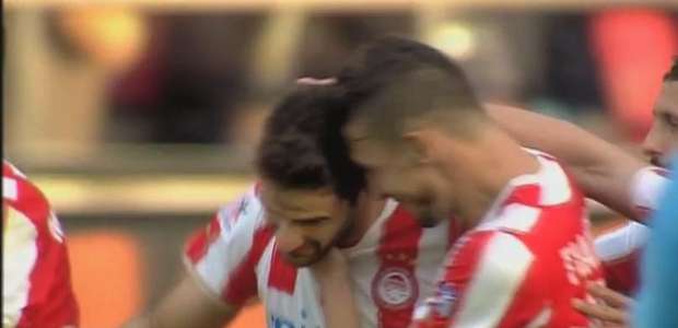 Confira gols de Olympiakos 5 x 1 Panthrakikos pelo Grego