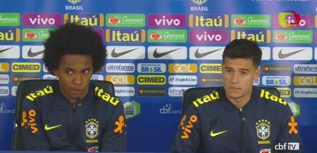 Willian e Coutinho comentam sobre ansiedade com a Copa
