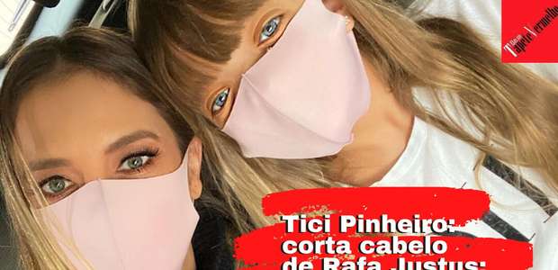 Tici Pinheiro ataca de cabeleireira e corta o cabelo de Rafa