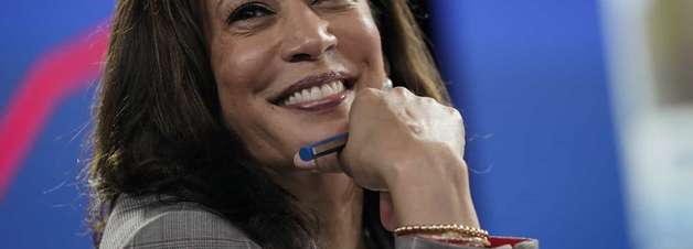 O sorriso da nova vice-presidente dos EUA, Kamala Harris
