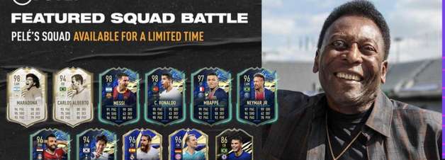 Pelé monta super time no Fifa 21 com Maradona, Messi, Cristiano Ronaldo e Neymar