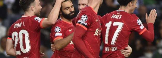 Liverpool faz 5 no Porto e lidera; Atlético vira sobre Milan