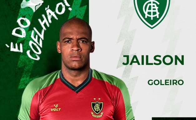Após negócio com o Cruzeiro fracassar, goleiro Jaílson é anunciado pelo América-MG