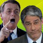 Bolsonaro ataca Bonner: "Sem-vergonha, maior canalha"