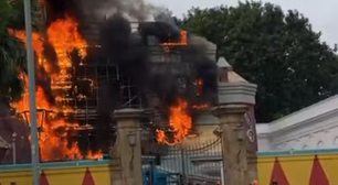 Incêndio atinge casarão de antigo Museu da Casa Brasileira e deixa um ferido