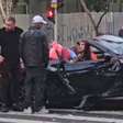 Bia Miranda e Gato Preto sofrem acidente com Porsche e carro fica destruído em SP