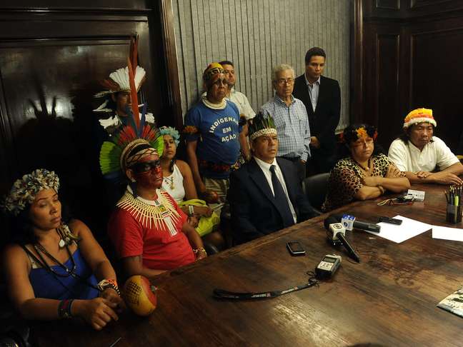 Membros da secretaria de Assistência Social do Estado se reuniram com representantes indígenas no Rio