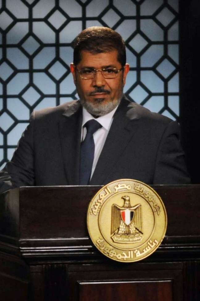 Mohamed Mursi, o primeiro presidente democraticamente eleito no Egito, deposto no dia 3 de julho