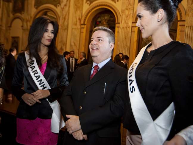 <p>As 27 candidatas ao título de Miss Brasil 2013 foram recebidas pelo governador de Minas Gerais, Antônio Anastasia</p>