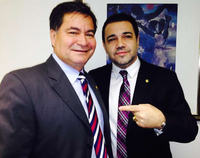 senador boliviano foi recebido por deputados - entre os quais o pastor Marco Feliciano (PSC-SP) e Jair Bolsonaro (PP-RJ) 