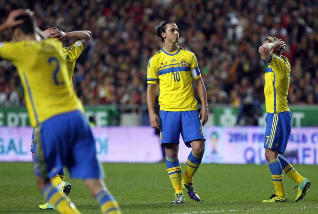 <p>Ibrahimovic lamenta derrota da Suécia em Lisboa</p>