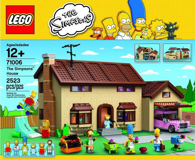 <p>Em parceria com a Fox, Lego terá edição com personagens da série The Simpsons</p>