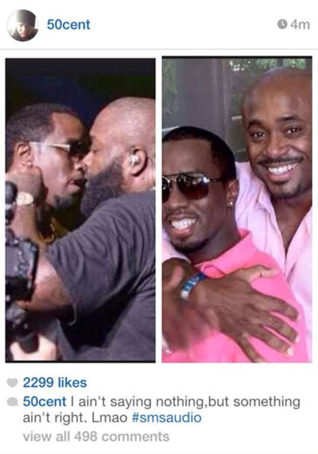 50 Cent Insinua Que Rappers P Diddy E Rick Ross Sejam Gays
