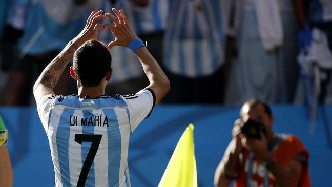 <p>Argentino Di María marcou gol após passe de Messi quando partida se encaminhava para os pênaltis</p>