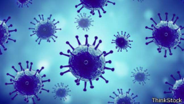 <p>O vírus da imunodeficiência adquirida (HIV, sigla em inglês), ataca o sistema imunológico</p>