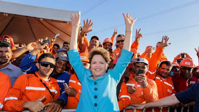 <p>Dilma Rousseff, candidata do PT à reeleição</p>