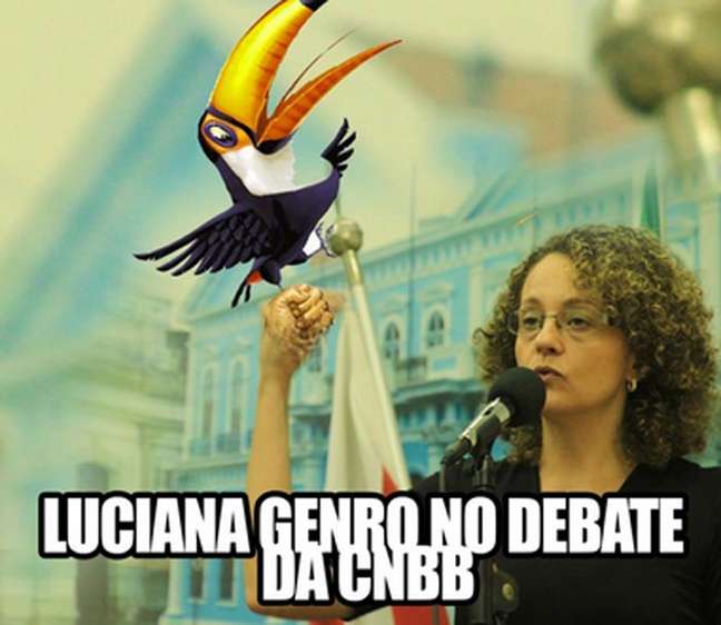 Aécio "chateado" com Luciana lidera memes do debate da CNBB - EDITADAS