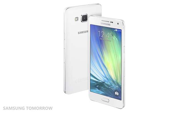 Celular Galaxy A5, 0,1 polegada menor em relação ao Galaxy S5