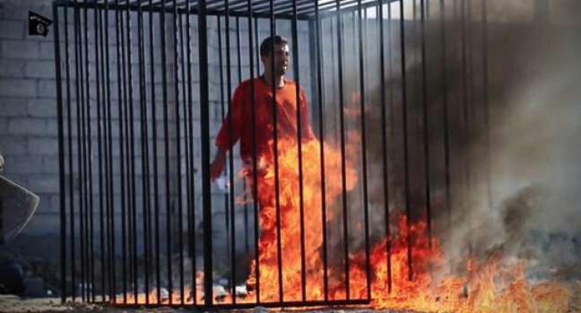 Maaz al-Kassasbeh teria sido queimado vivo dentro de uma cela