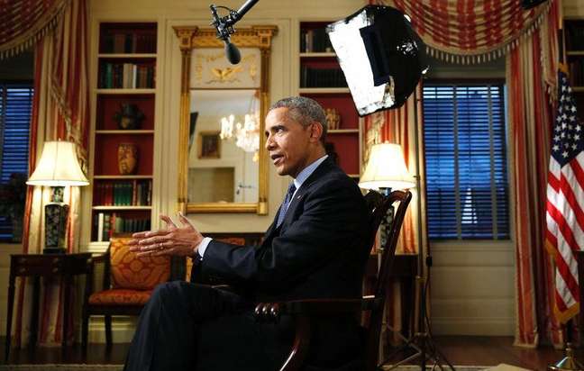 Obama concede entrevista à Reuters na Casa Branca. 02/03/2015.