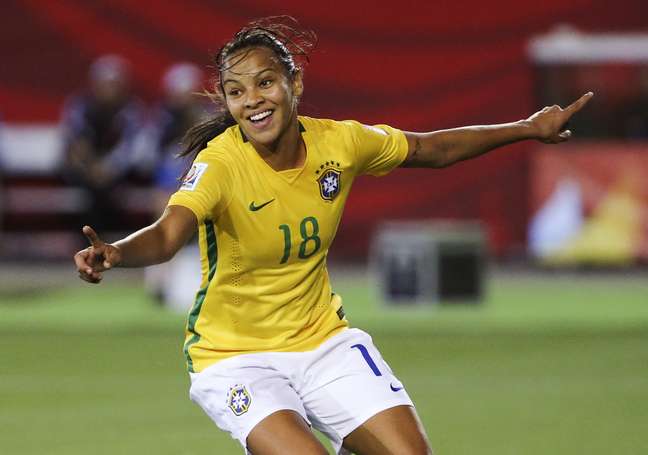 Raquel fez o gol que garantiu a vitória do Brasil em cima da Costa Rica