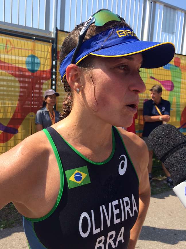 Pâmella Oliveira, do triatlo, se decepcionou com resultado final