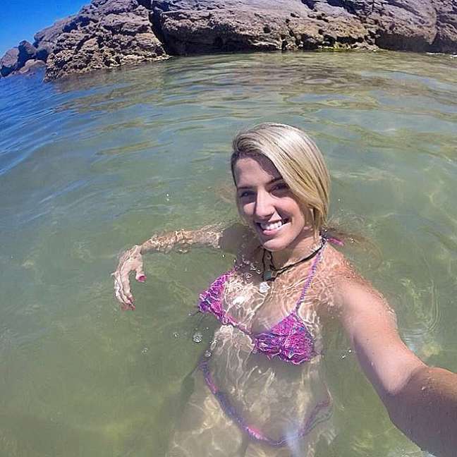 A ginasta Natália Gaudio abastece seu Instagram com frequência e deixa os marmanjos babando com suas fotos