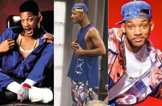 Will Smith foi ícone da moda nos anos 90, com roupas despojadas e o famoso Tênis Jordan