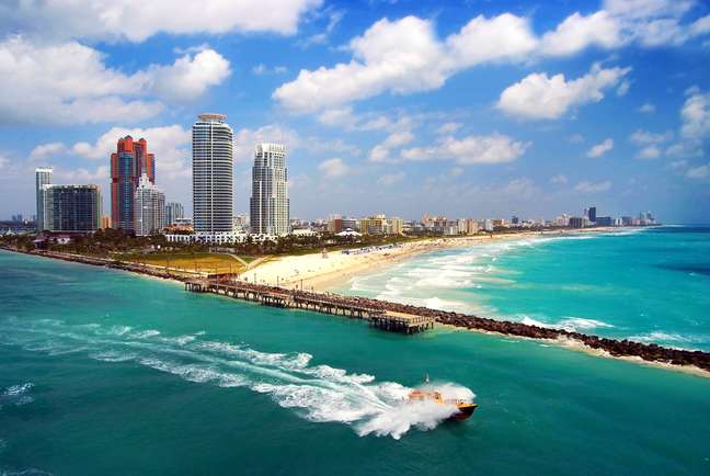 Cartão postal de Miami, South Beach é uma das praias mais conhecidas do mundo