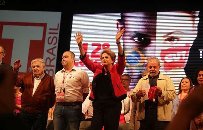 Dilma participa do Concut com Lula e Pepe Mujica