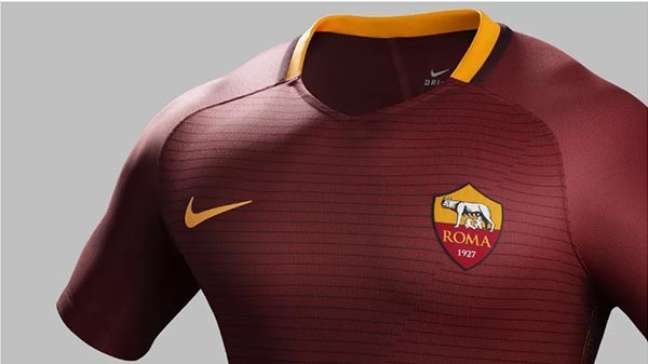 uniforme novo da roma