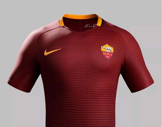 uniforme novo da roma