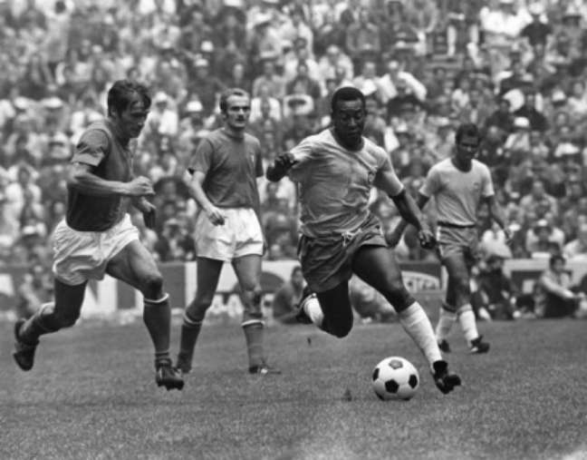 Pelé conquistou as Copas de 58, 62 e 70