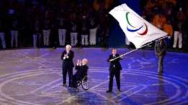 Cerimônia de transferência da Paralimpíada de Londres ao Rio; Jogos de quatro anos atrás despertaram grande interesse da imprensa e do público