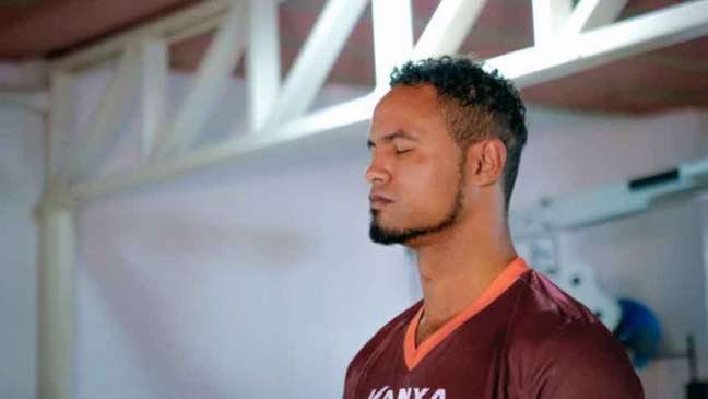 Libertado em fevereiro, Bruno vem defendendo a camisa do Boa Esporte desde março (AFP)