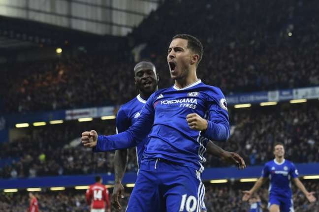 Hazard foi o destaque do Chelsea na Premier League (Foto: Glyn KIRK / AFP)